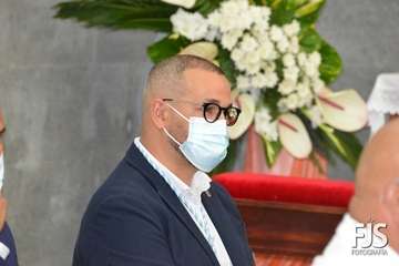 Solemne función religiosa en el templo de Lomo Magullo en honor de la Virgen de las Nieves/Francisco Javier Santana.